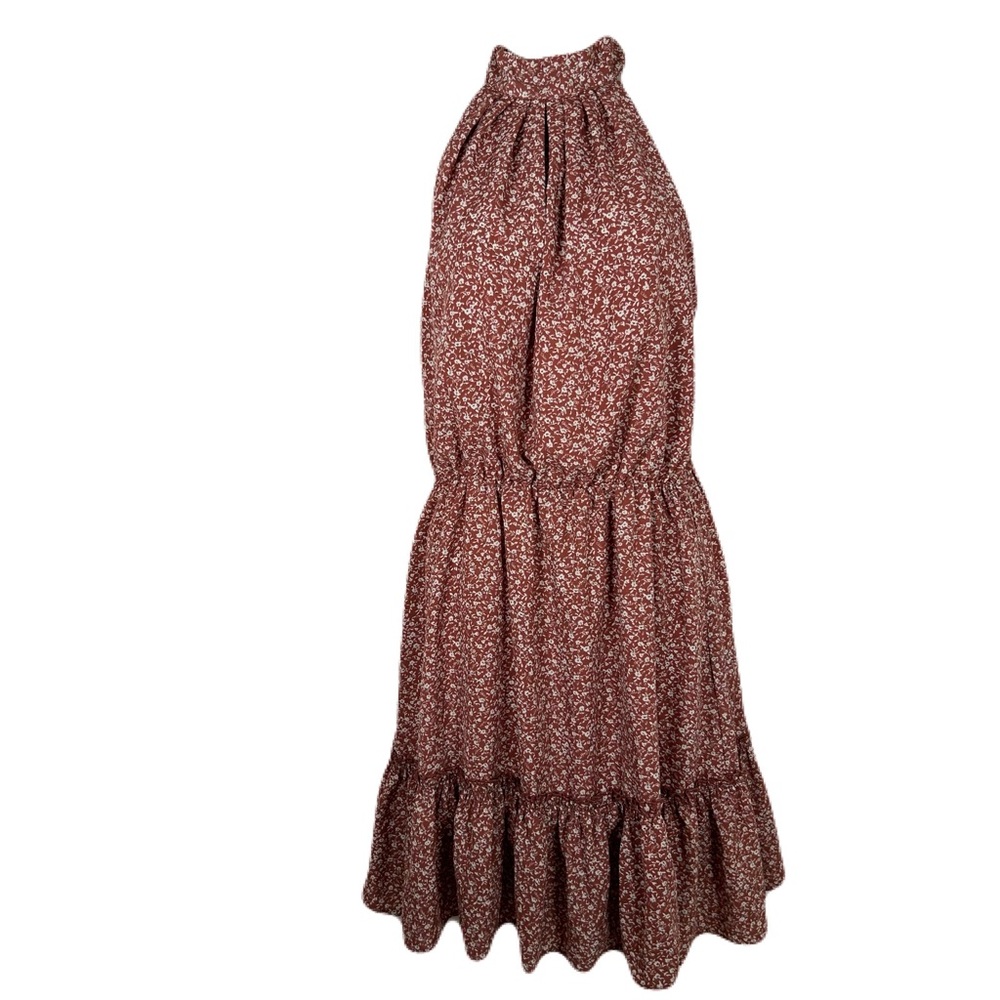 Women’s SZ S halter style BTFBM tie back Prairie Cottagecore Romantic midi
